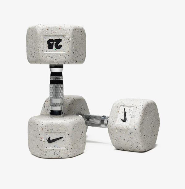 Nike Rubber Hex Dumbbells